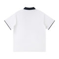 Contrast Collar Raglan Polo Shirt